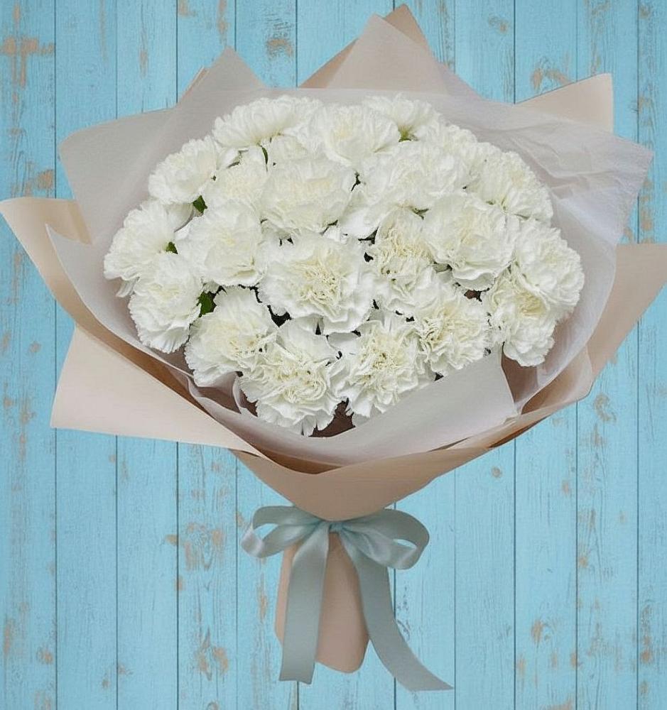 Букет цветов из: Гвоздики в Вологде