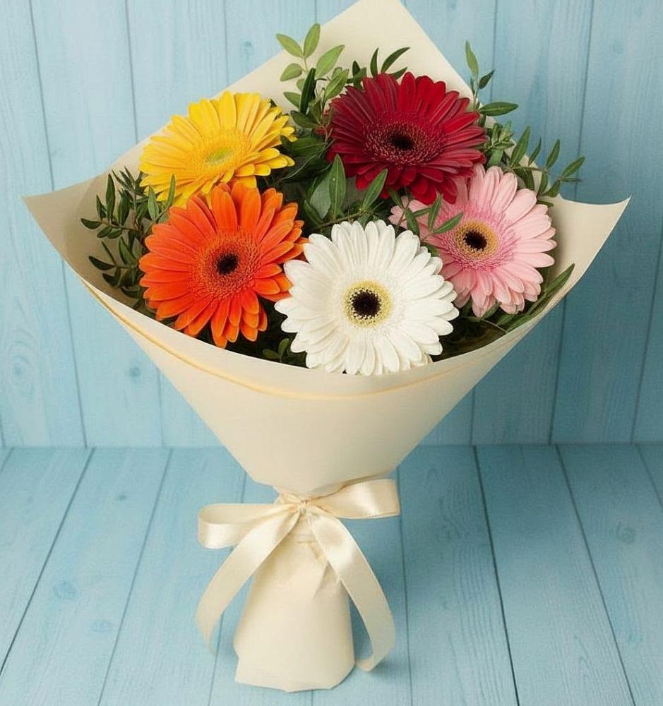 Букет цветов из: Герберы в Вологде