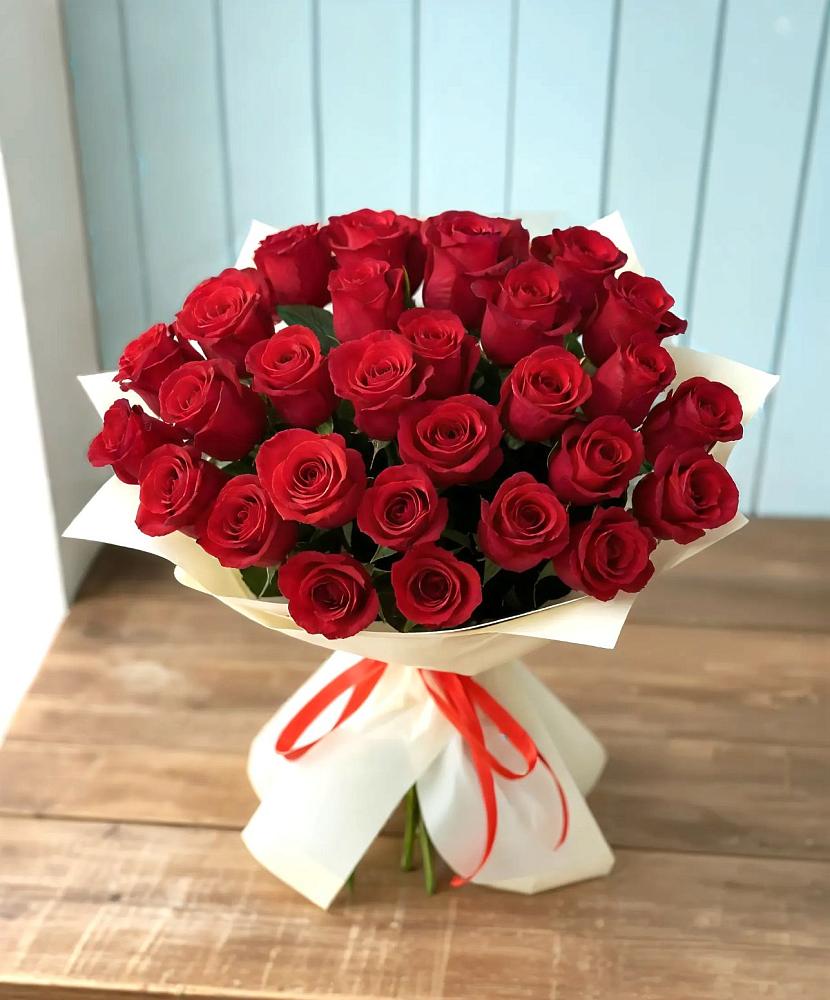 Букет 29 Красных роз в Вологде