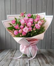 Букет Розовый кустик #REPLACE_PRED# Вологде