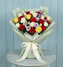 Букет цветов из:  Розы в Вологде