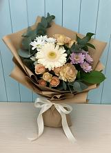 Букет цветов из:  Герберы и Хризантемы в Вологде