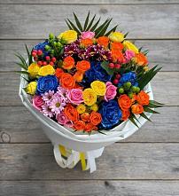 Букет цветов из:  Розы и Хризантемы в Вологде