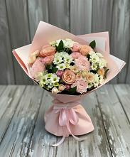 Букет цветов из:  Гвоздики, Розы и Хризантемы #REPLACE_PRED# Вологде