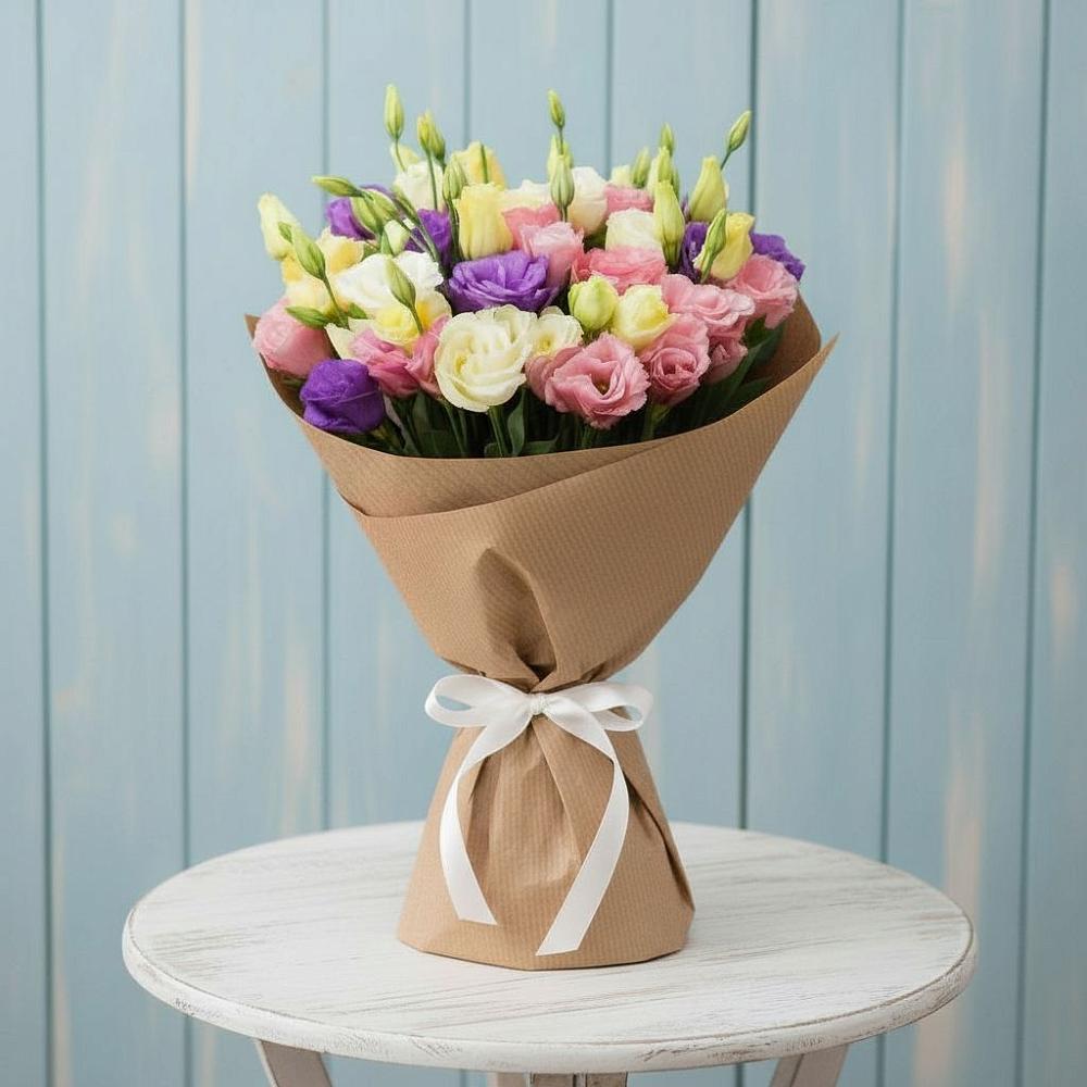 Букет цветов из: Лизиантусы в Вологде