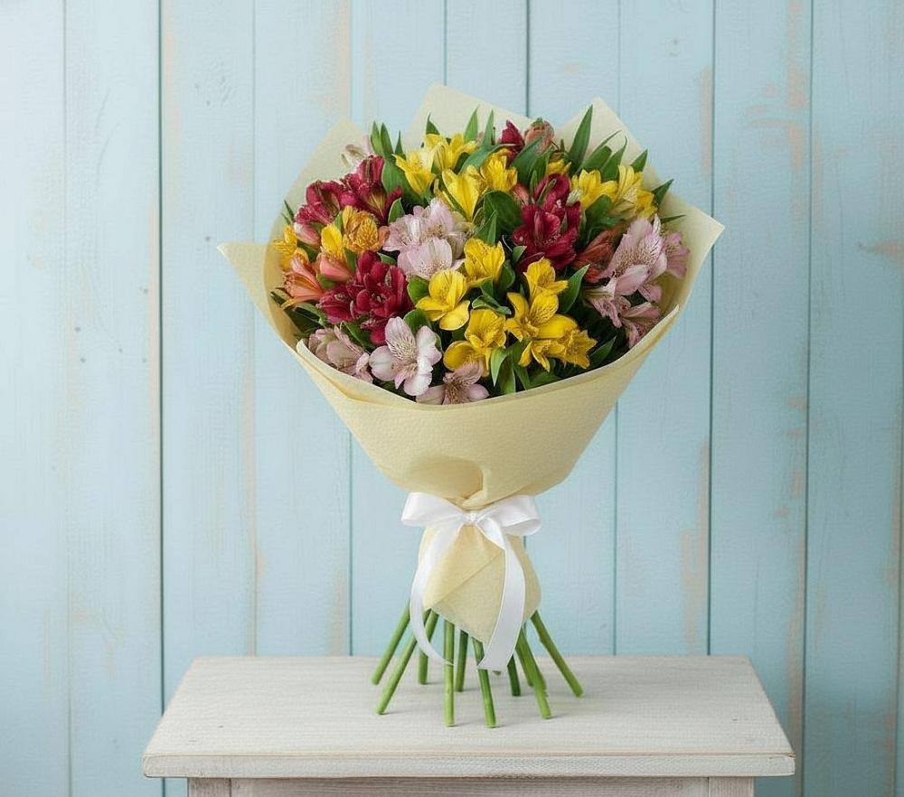 Букет цветов из: Альстромерии в Вологде