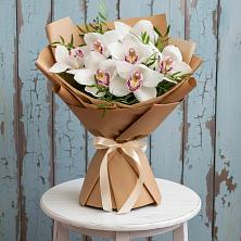 Букет цветов из:  Орхидеи и Розы в Вологде